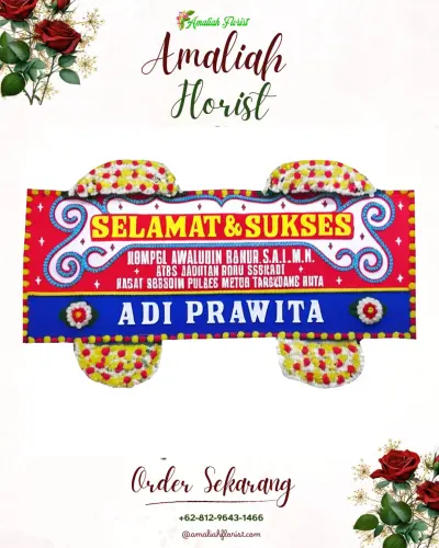 Karangan Bunga Ucapan Selamat di Sempalwadak