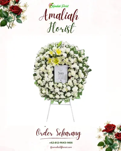 Krans Bunga Duka Cita di Sempalwadak
